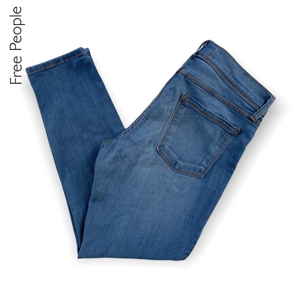 Free People High Rise Skinny Jeans Size 28